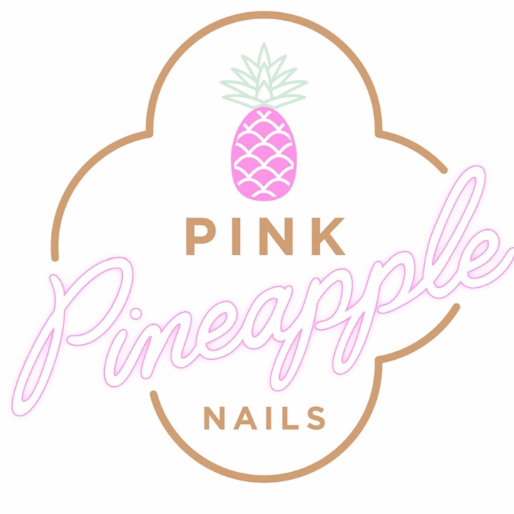 Pink Pineapple Nails